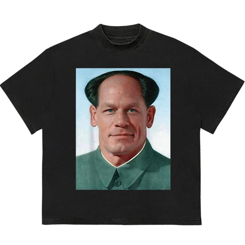 Mao Cena Funny T-Shirt Cozy Graphic T-Shirt for Chilly Days Relaxed Fit Hoodie, Sweatshirt | TeeBloomCo.com