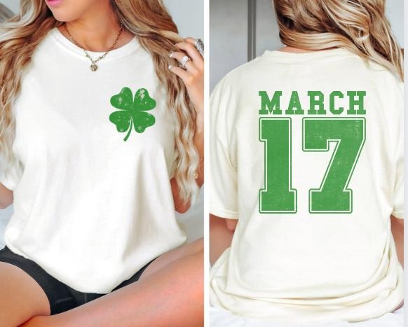 March 17 Jersey style T-shirt Hoodie, Sweatshirt | TeeBloomCo.com