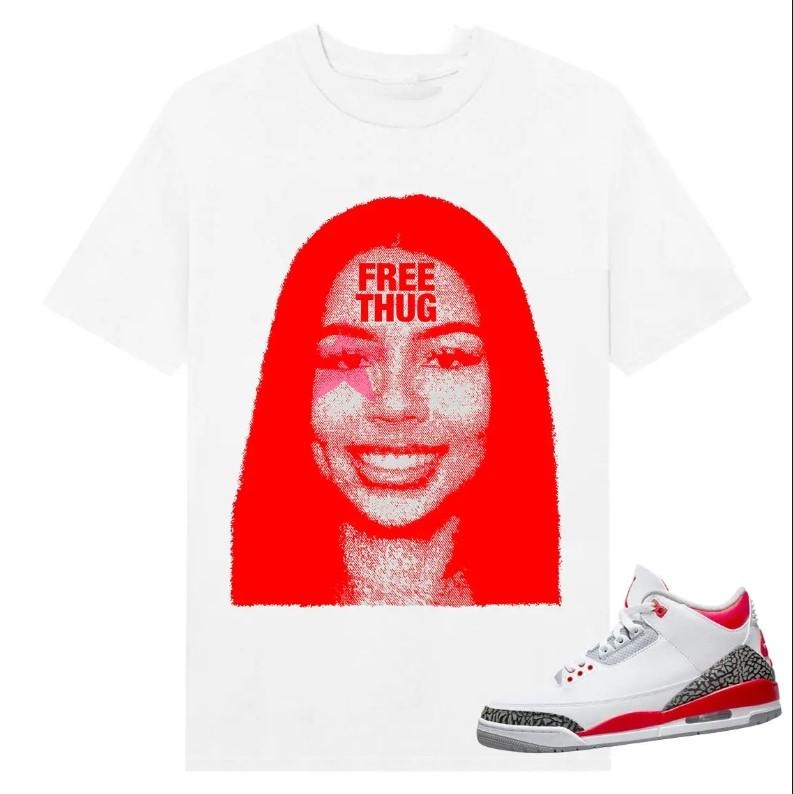 Mariah TS Big Face STar Tee, Shirt to match Fire Red 3s Black, Shirt to matching Sneaker Hoodie, Sweatshirt | TeeBloomCo.com