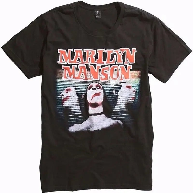 Marilyn Manson Sweet Dreams Menswear Tshirt Hoodie, Sweatshirt | TeeBloomCo.com
