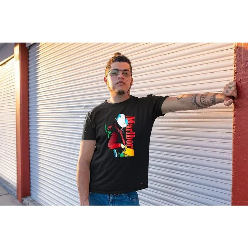 Marlboro Rare Delta Men's Marlboro Cowboy Black  T-shirt, sweater and Hoodie Sweatshirt | TeeBloomCo.com