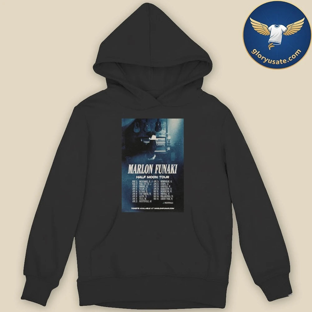 Marlon Funaki Half Moon Tour 2026 Poster Shirt