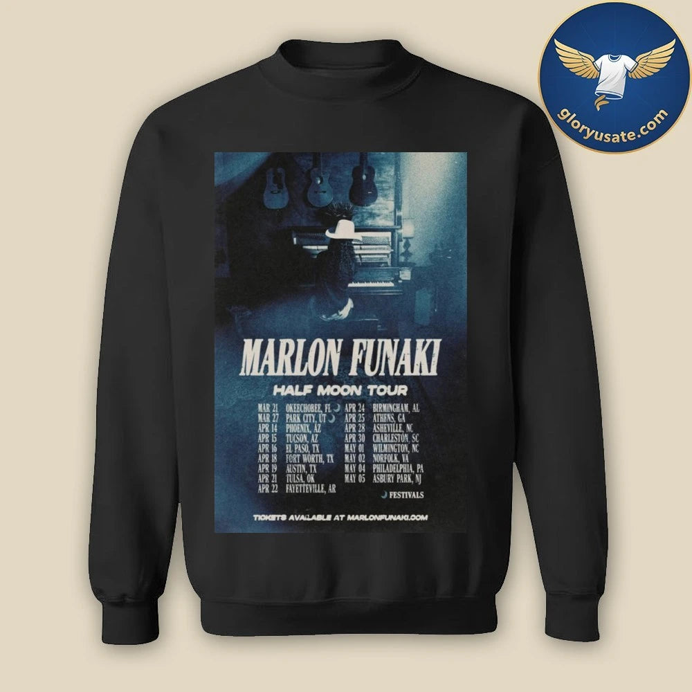 Marlon Funaki Half Moon Tour 2026 Poster Shirt