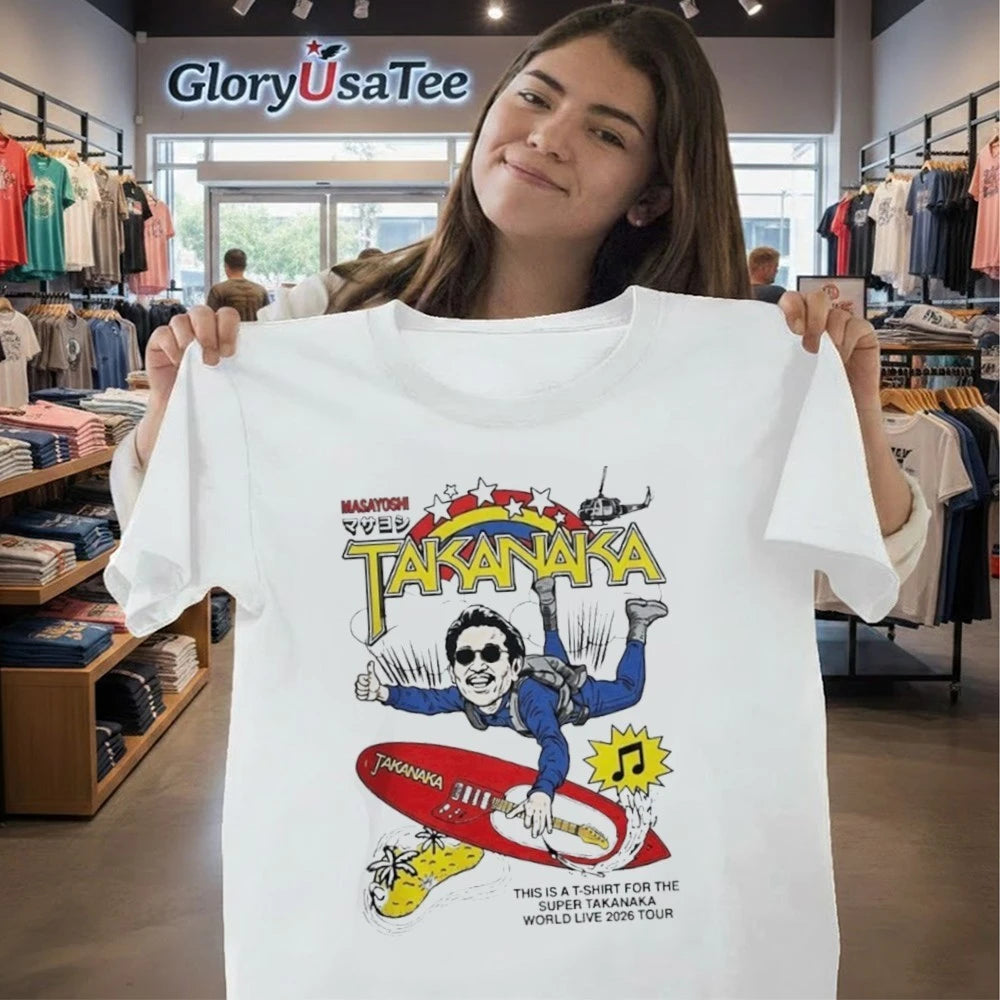 Masayoshi Tanaka Merch Super Takanaka World Tour 2026 Sky High Strumbird Shirt