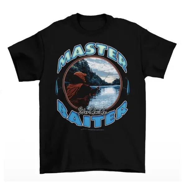 Master Baiter Shirt - Funny Fishing Shirts - Fishing Tshirt - Ironic Shirt