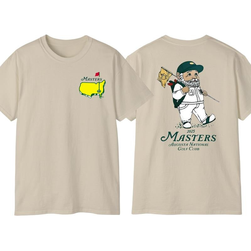Masters 2025 Menswear T-Shirt, Augusta National Golf Club Design, Perfect for Golf Enthusiasts and Casual Wear, 2 Sided...