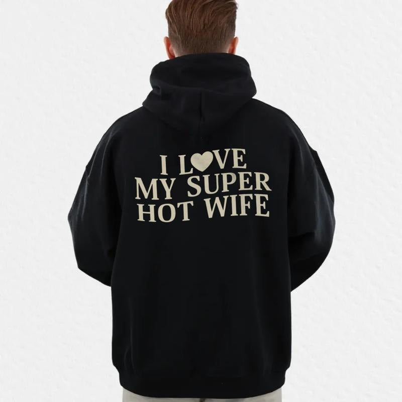 Matching Couple Tshirt, I Love My Super Hot Wife Sweatshirt, Funny Saying Shirt, Valentine Gift For Husband, Unisex...
