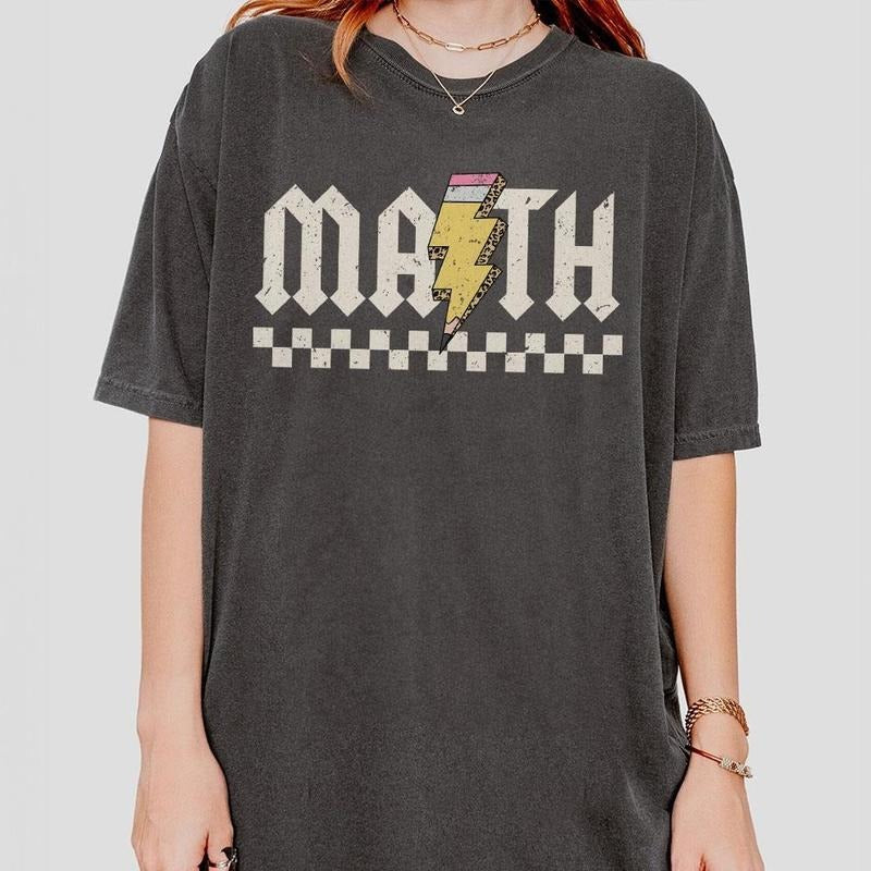 Math Teacher Shirt, Retro Math Teacher Shirts, High School Math Teacher Tshirt, Back To School Tee, Teacher Appreciation...