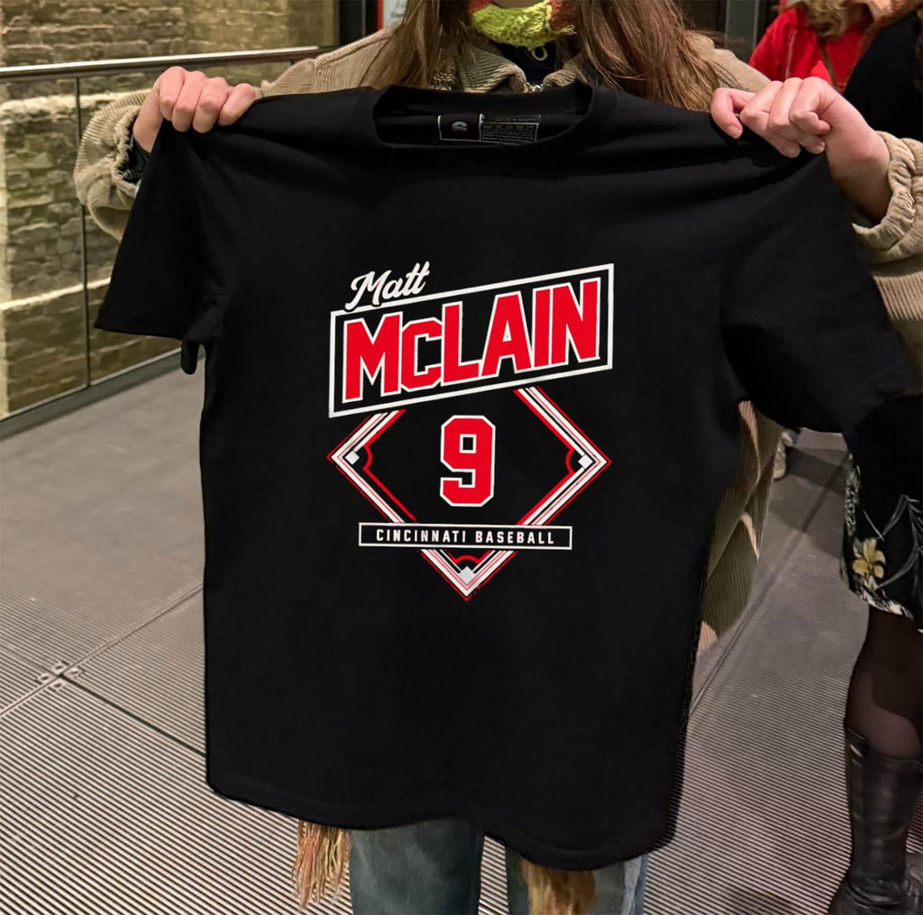 Matt McLain 9 Cincinnati Baseball Diamond shirt