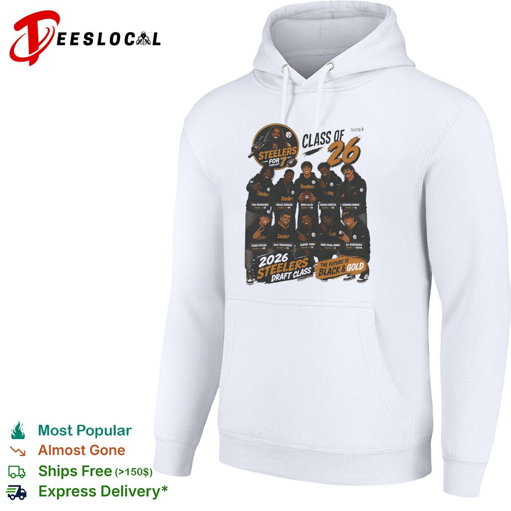 Max Iheanachor Gerald Bernard Drew Allar Steelers 2026 NFL Draft Class Podcast shirt