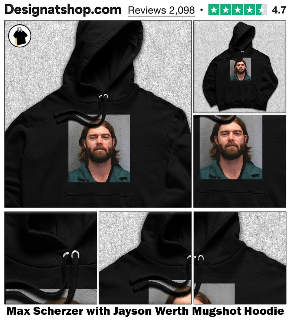 Max Scherzer with Jayson Werth Mugshot shirt