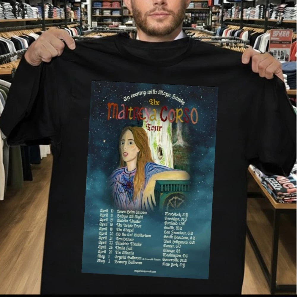 Maya Hawke The Maitreya Corso Tour 2026 Poster Shirt
