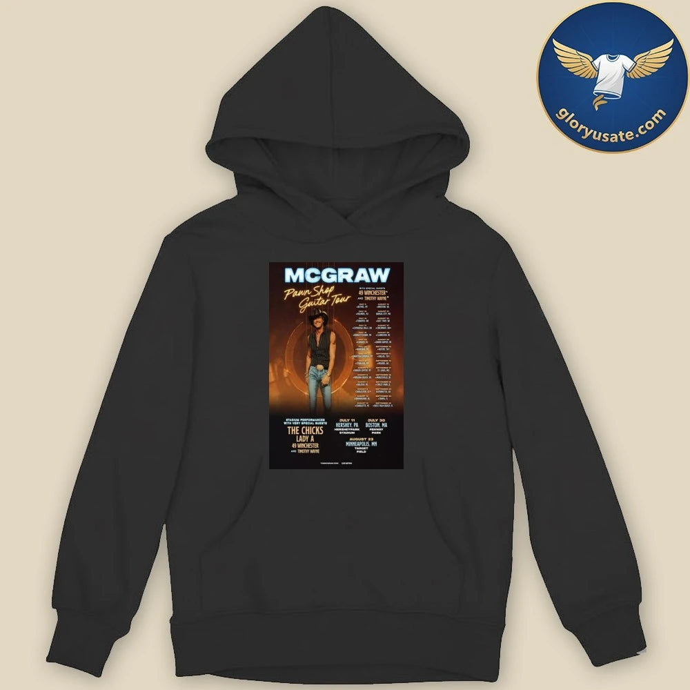 McGraw Pawn Shop Guitar Tour 2026 Poster Shirt