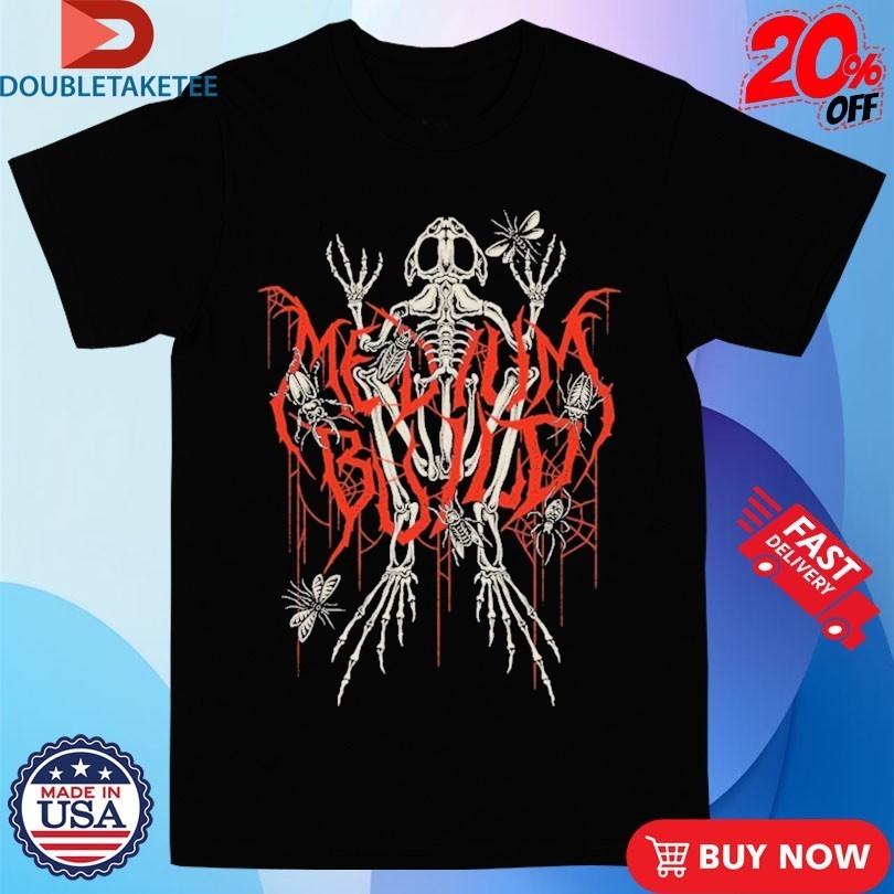 Medium Build Metal Skeleton Spider Shirts