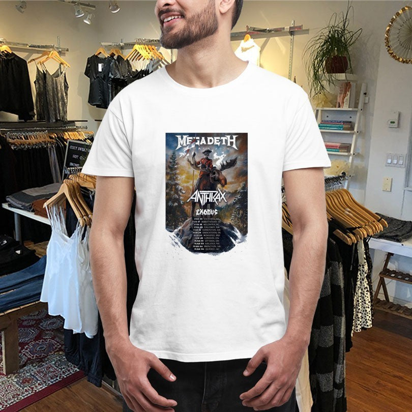 Megadeth X Anthrax 2026 Canada Tour Shirts