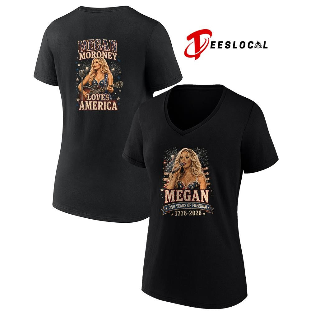 Megan Moroney America 250 years of freedom loves America shirt