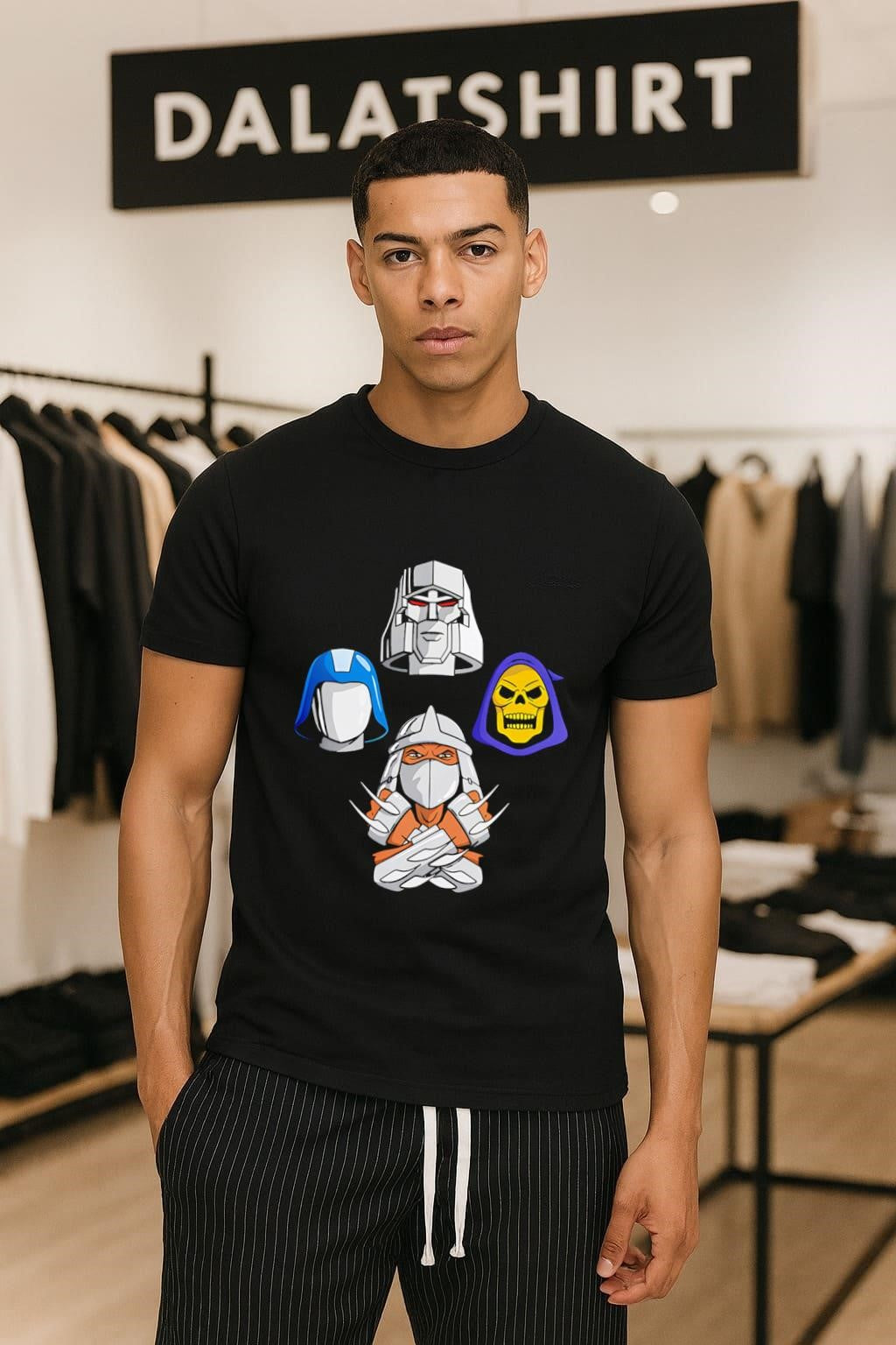 Megatron Cobra Commander Skeletor Shredder 80s Cartoon shirt