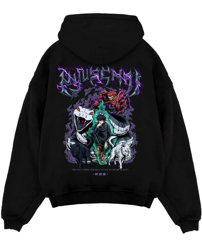 Megumi X Reality - Jujutsu Kaisen Hoodie, Manga Hoodie, Anime Shirt, Anime Lovers Shirt Sweatshirt | TeeBloomCo.com