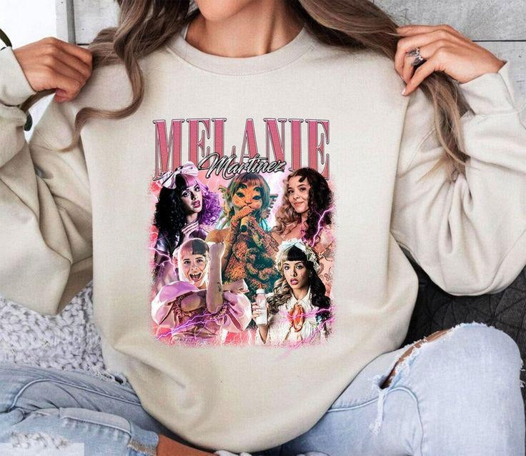 Melanie Martinez Retro Sweatshirt, Vintage Music Graphic Design T-Shirts, Hoodie | TeeBloomCo.com