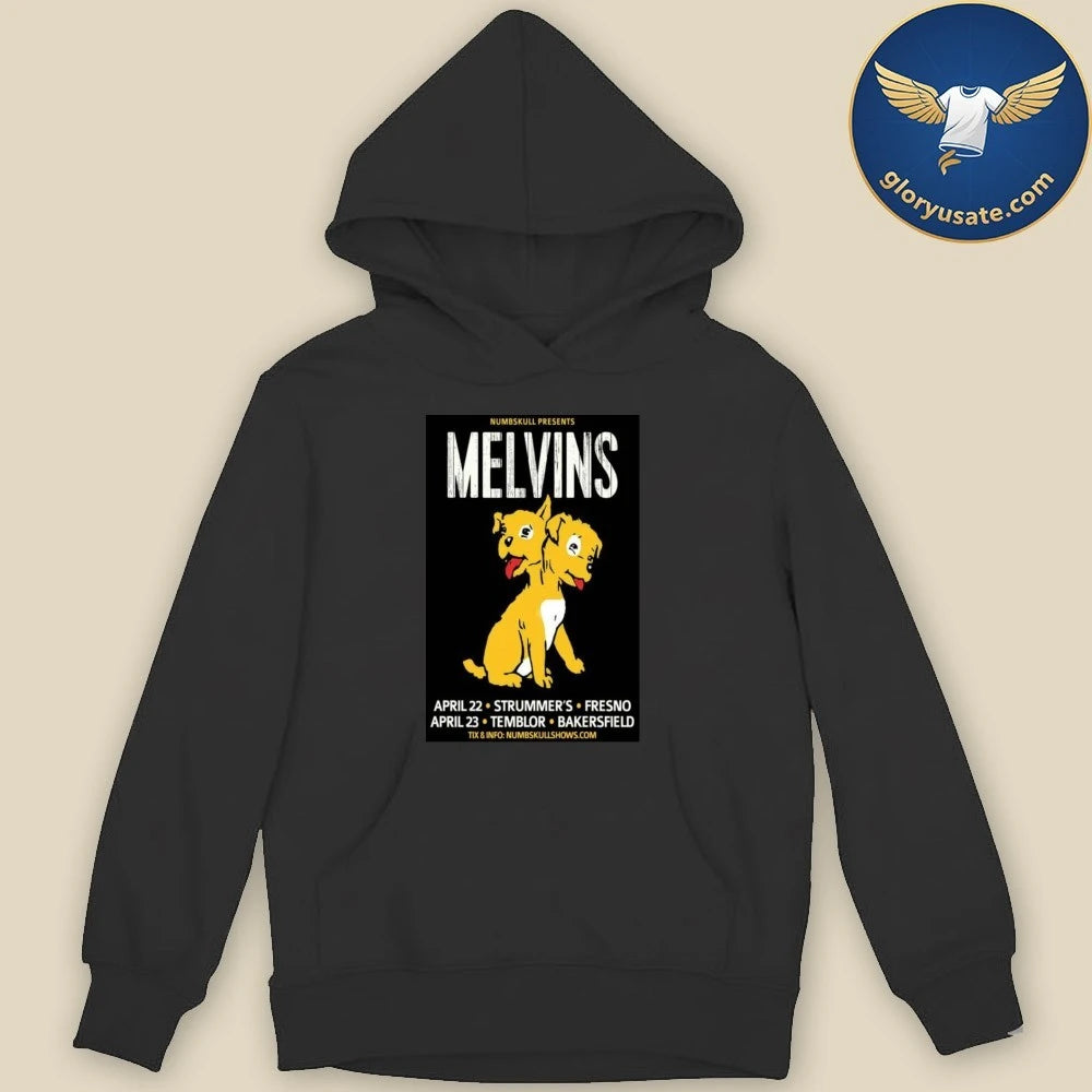 Melvins April 22-23 2026 in California Poster Shirt