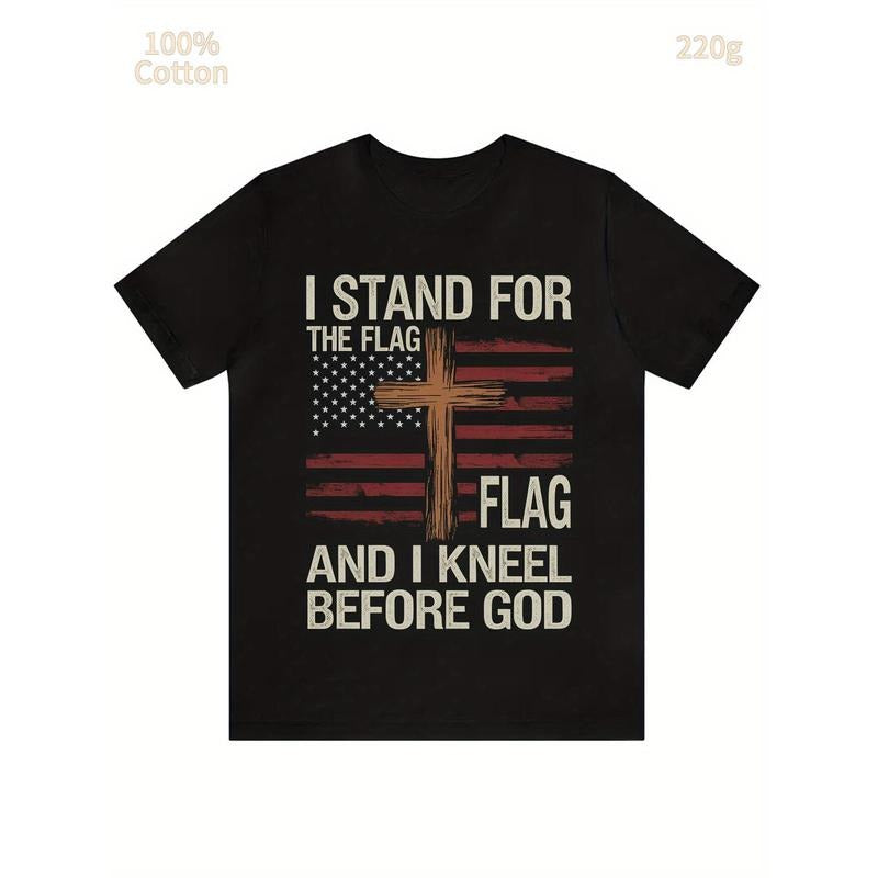 Men'S T-Shirt: 100% Cotton, Black & Fashionable! Boasting Loose, Breathable Comfort, Regular Fit, Short Sleeve,...