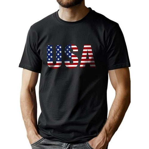 Men's 4th of July Shirts American Flag Patriotic Shirts Short Sleeve USA Memorial Day Cotton T Shirts Made in USA Hoodie,...