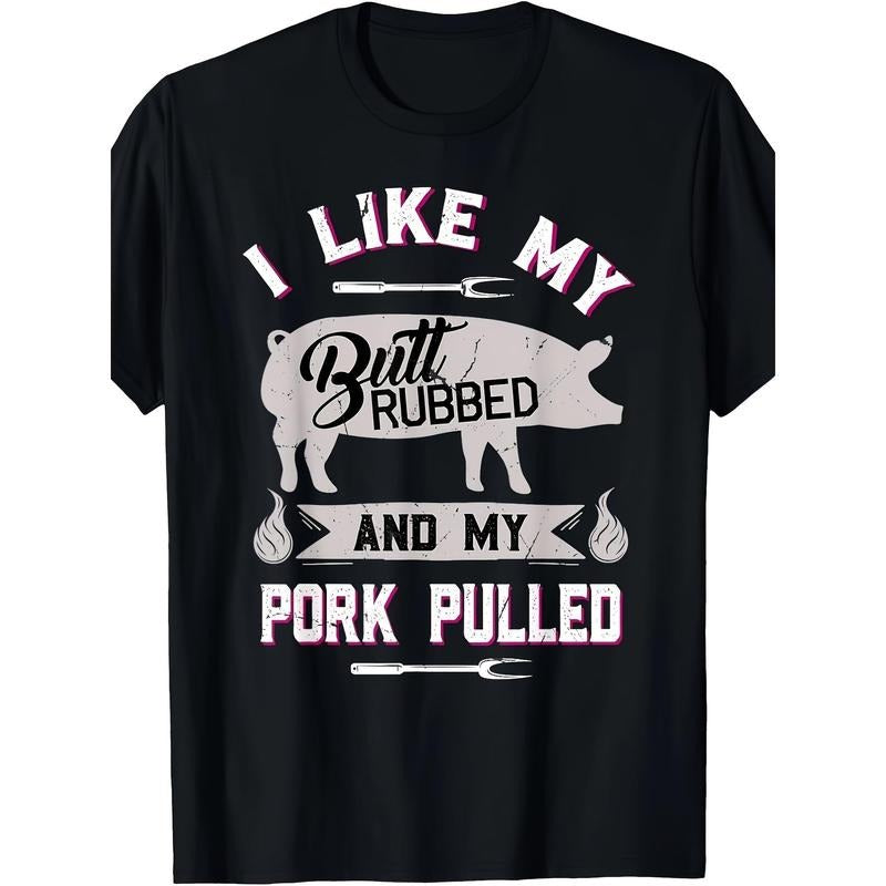 Men's BBQ Grilling Humor Graphic Tee - Breathable Cotton, Short Sleeve, Crew Neck T-Shirt | Casual Summer Wear with...