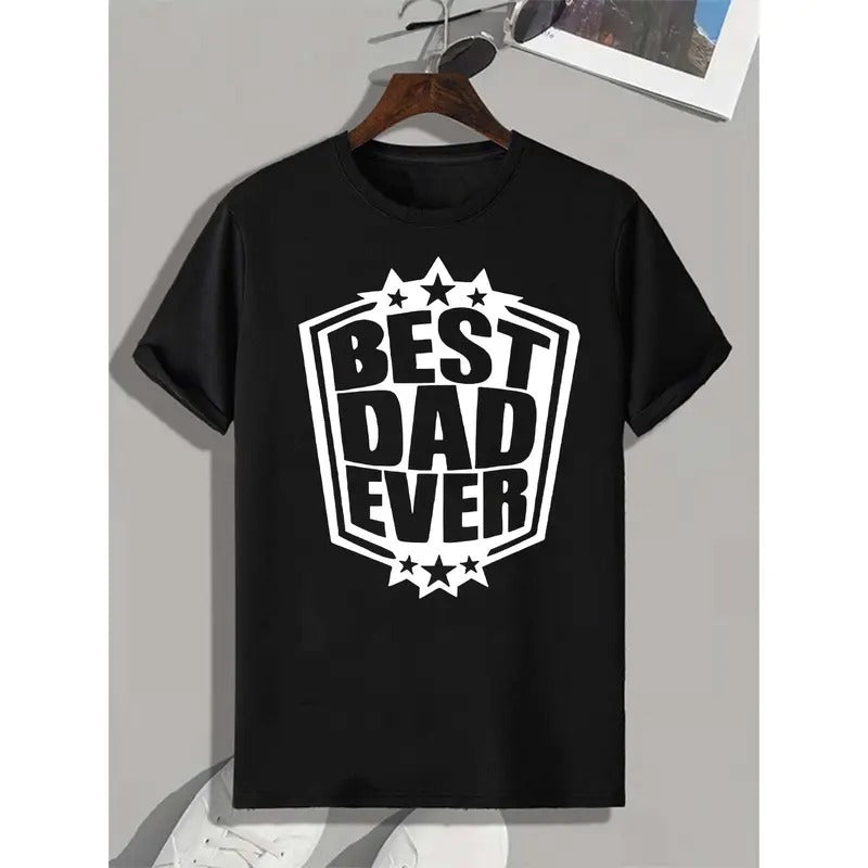 Men's Casual & Stylish T-shirt, " BEST BAD EVER " Print T-shirt For Sports & Exercise MADE IN USA Hoodie, Sweatshirt