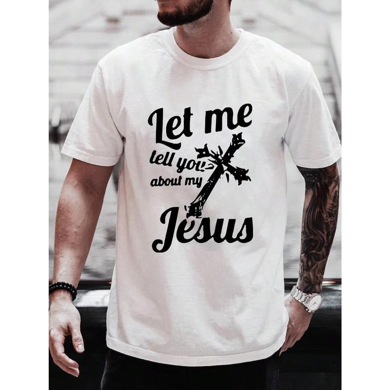 Men's Casual Slogan Printed Short Sleeve T-Shirt Made in USA Hoodie, Sweatshirt | TeeBloomCo.com