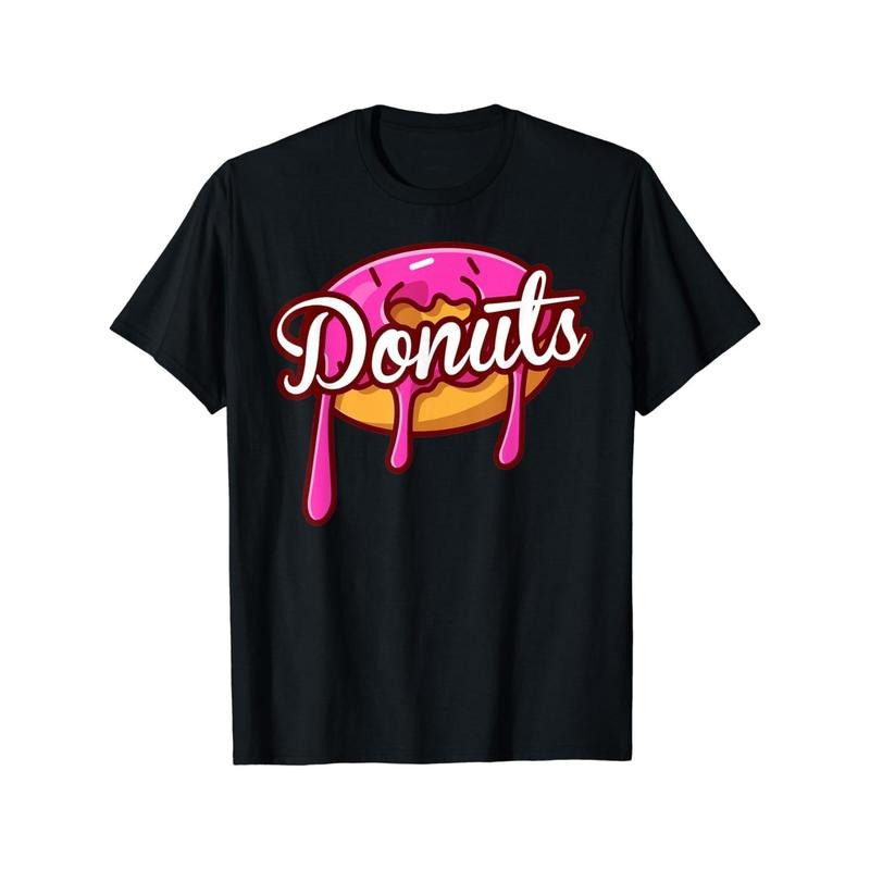 Men's Cotton Donut Print T-Shirt