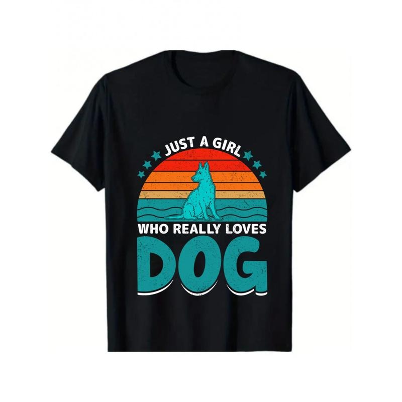 Men's Funny Dog Lover Graphic T-Shirt