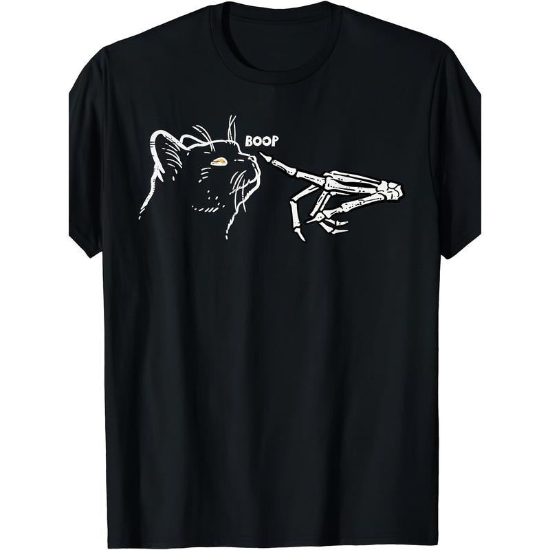 Men's Round Neck Short Sleeve Cotton T-shirt