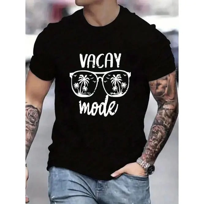 Men's Summer Sunglasses Print Fashion Casual Short Sleeve T-Shirt Made in USA Hoodie, Sweatshirt | TeeBloomCo.com
