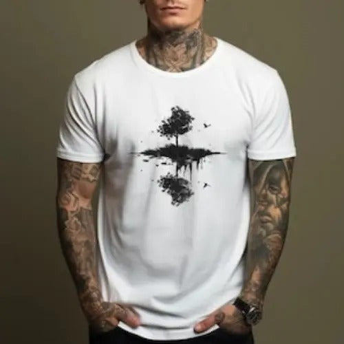 Men's T-shirt, Nature Shirt, Green T-shirt, Nature T-shirt, Bird T-shirt Made in USA Hoodie, Sweatshirt | TeeBloomCo.com