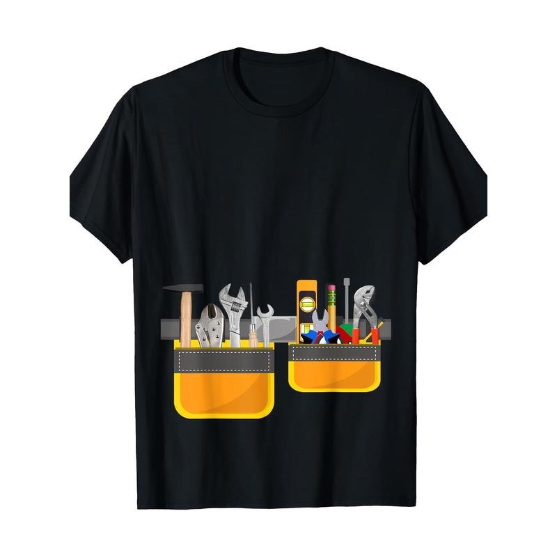 Men's Tool Belt Simple Builder Garment Construction T-shirt - 220g made in usa Hoodie, Sweatshirt | TeeBloomCo.com