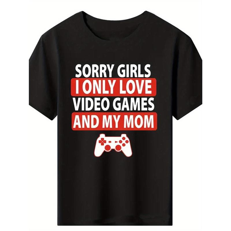 Men's video game graphic print casual crewneck short sleeve t-shirt made in usa Hoodie, Sweatshirt | TeeBloomCo.com