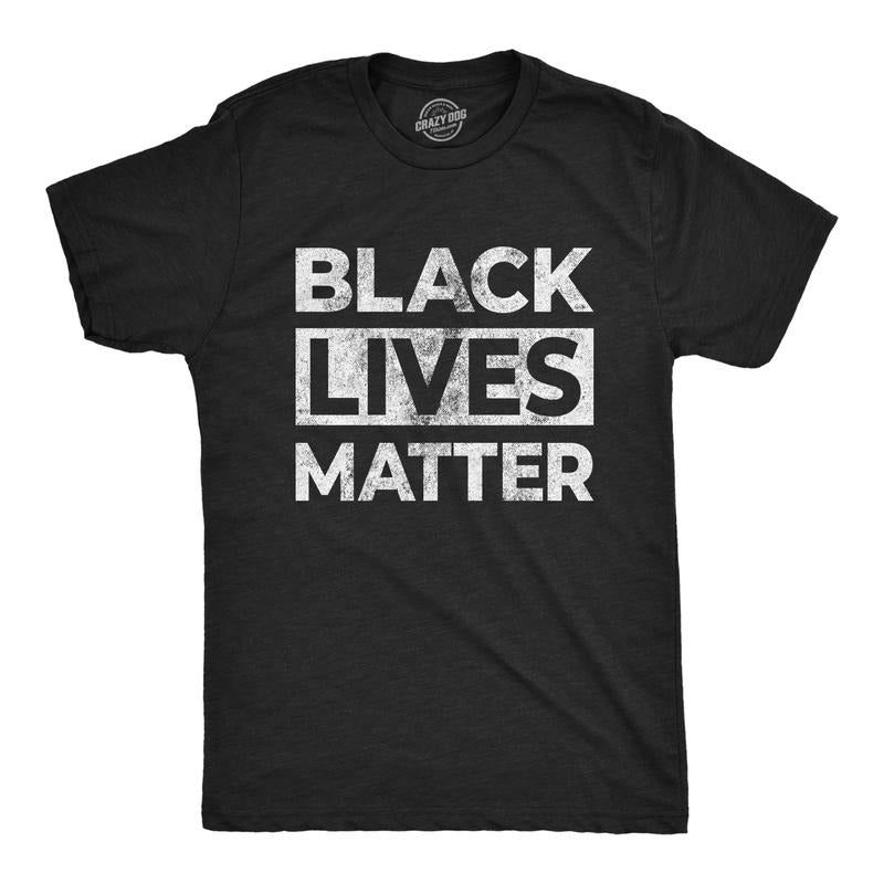 Mens Black Lives Matter T Shirt Protest Equality Anti-Racism BLM Movement Graphic Tee Mens Funny T Shirts Cool Tees Soft...