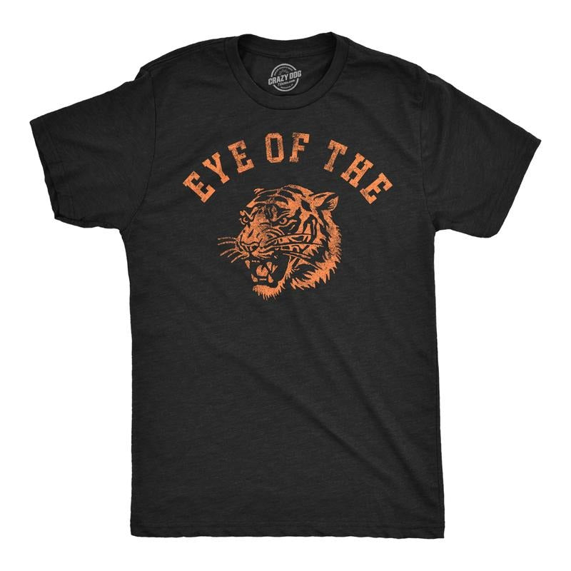 Mens Funny T Shirts Eye Of The Tiger Sarcastic Graphic Novelty Tee For Men Mens Funny T Shirts Cool Tees Soft Stylish...