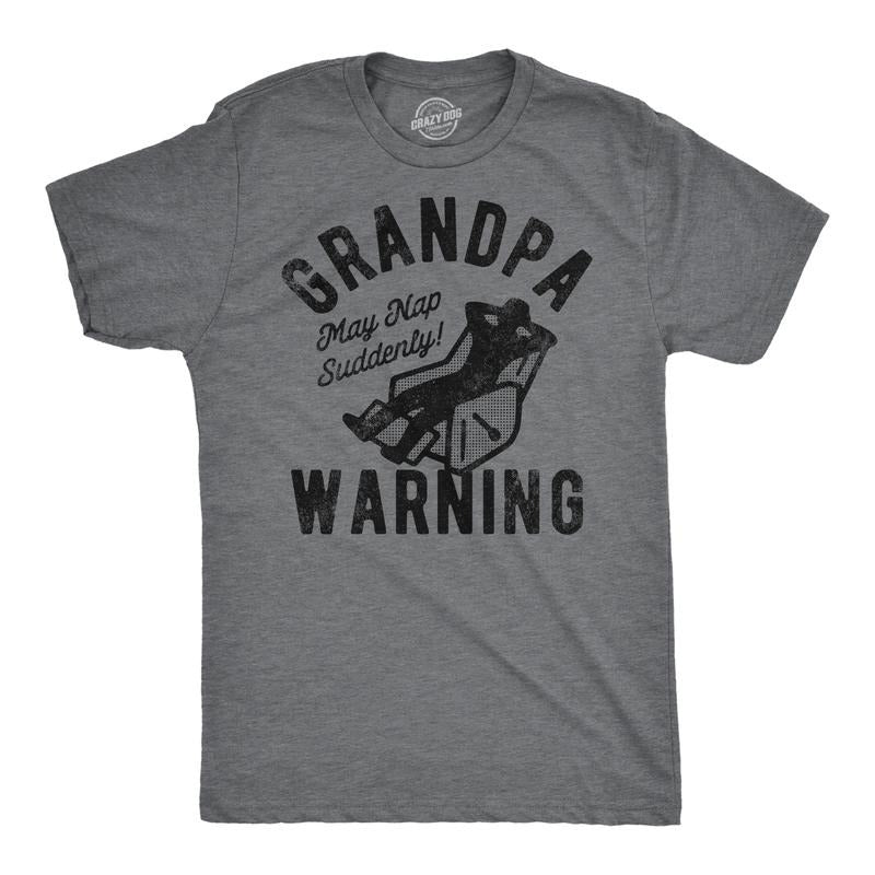 Mens Funny T Shirts Grandpa Warning Sarcastic Fathers Day Tee For Men Mens Funny T Shirts Cool Tees Soft Stylish Casual...