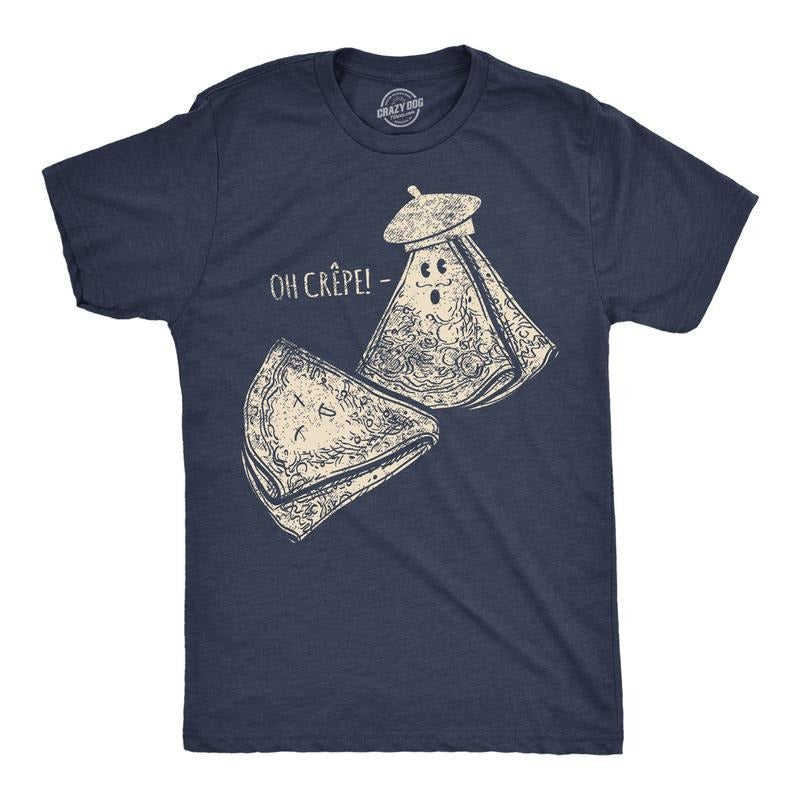 Mens Funny T Shirts Oh Crepe Sarcastic Graphic Novelty Tee for Men Mens Funny T Shirts Cool Tees Soft Stylish Casual...