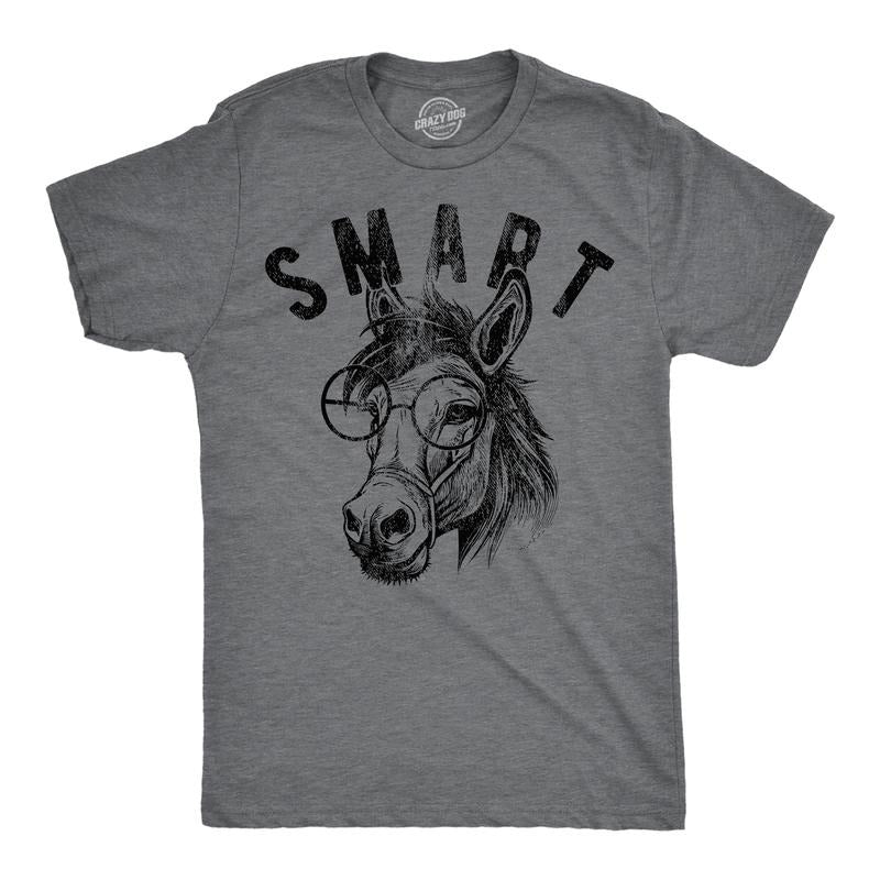 Mens Funny T Shirts Smart Ass Sarcastic Donkey Graphic Tee For Men Hoodie, Sweatshirt | TeeBloomCo.com