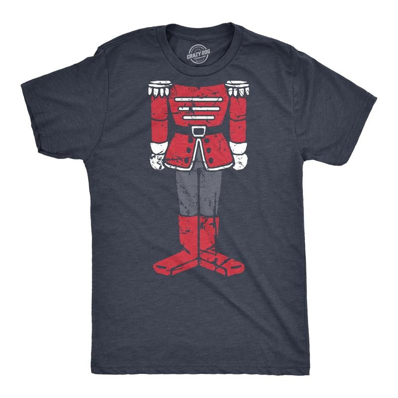 Mens Nutcracker Body T Shirt Funny Xmas Party Figurine Doll Tee For Guys Mens Funny T Shirts Cool Tees Soft Stylish...