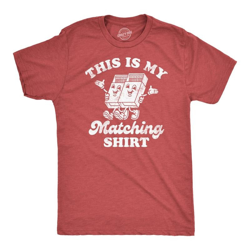 Mens This is My Matching Shirt Funny Couples Shirt Matchbox Tee for Guys Mens Funny T Shirts Cool Tees Soft Stylish...