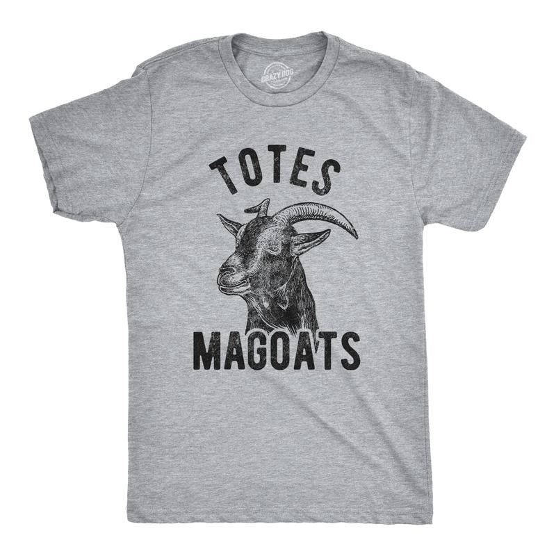 Mens Totes Magoats T Shirt Funny Goat Movie Quote Tee Mens Funny T Shirts Cool Tees Soft Stylish Casual Menswear Funny...