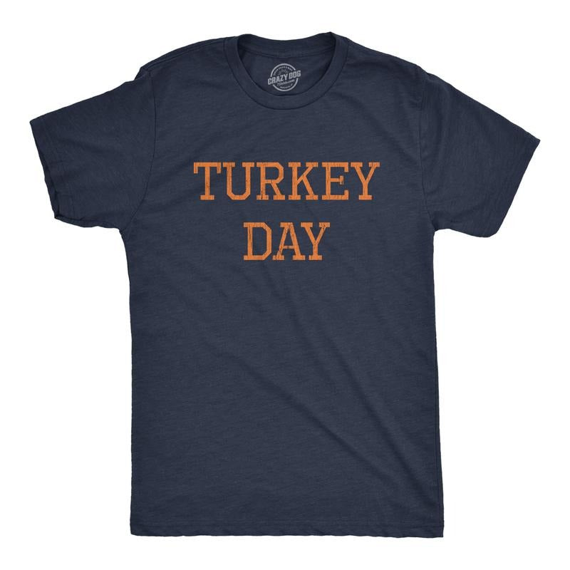 Mens Turkey Day T Shirt Funny Graphic Novelty Thanksgiving Dinner Graphic Tee Mens Funny T Shirts Cool Tees Soft Stylish...