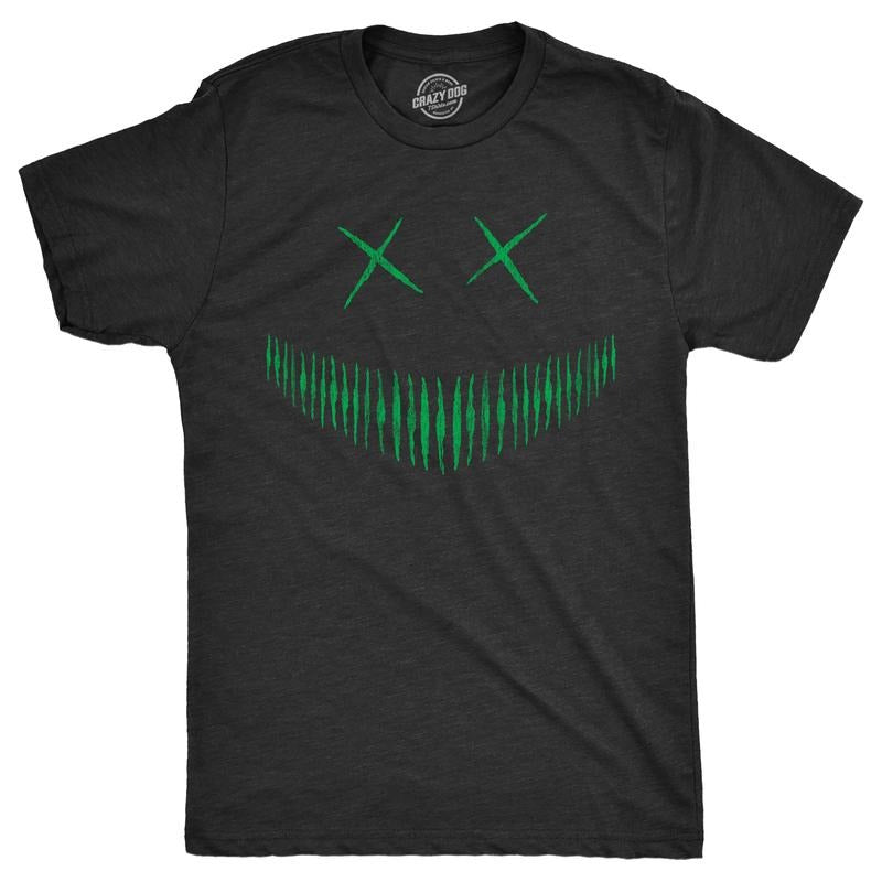 Mens Zipper Zach Pumpkin T Shirt Funny Halloween Jack O Lantern Chilling Smile Tee For Guys Mens Funny T Shirts Cool Tees...