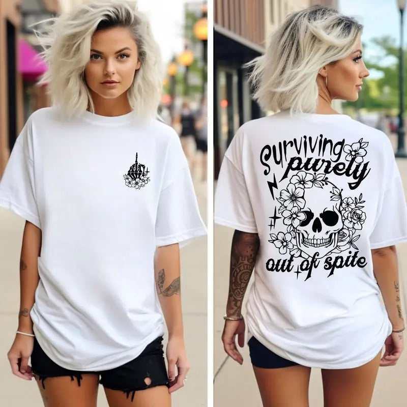 Mental Health Shirt Sarcastic Tshirts Floral T-shirts Funny Therapy Tshirt Adult Humor T Shirts Funny Womens Clothing...