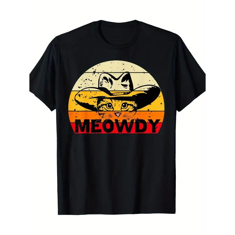 Meowdy T-shirt -100% cotton Made in USA Hoodie, Sweatshirt | TeeBloomCo.com