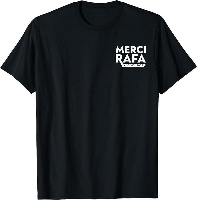 Merci Rafa 2025 Official T-Shirt | Unisex Cotton Tee Gift, Crewneck, Short Sleeve Hoodie, Sweatshirt | TeeBloomCo.com