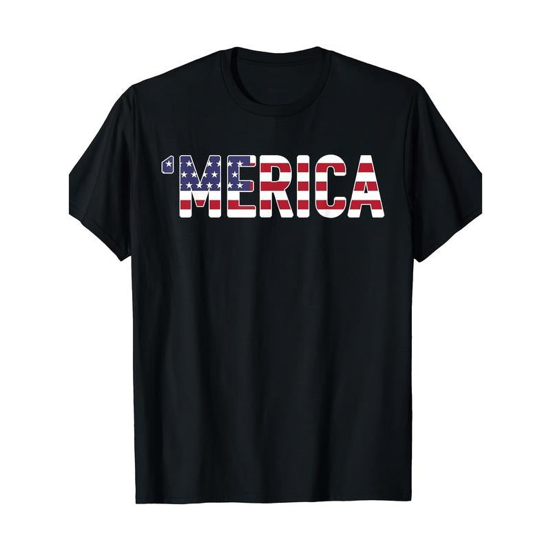 'Merica - Patriotic Flag USA United States America Novelty T-Shirt Made in USA Hoodie, Sweatshirt | TeeBloomCo.com